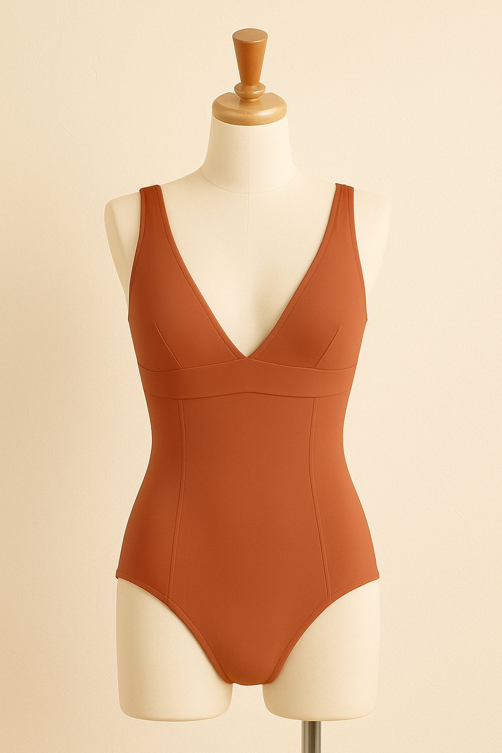 TINA Une pièce triangle bretelles ventre plat mousses amovibles